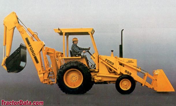 Ford 757a backhoe #6