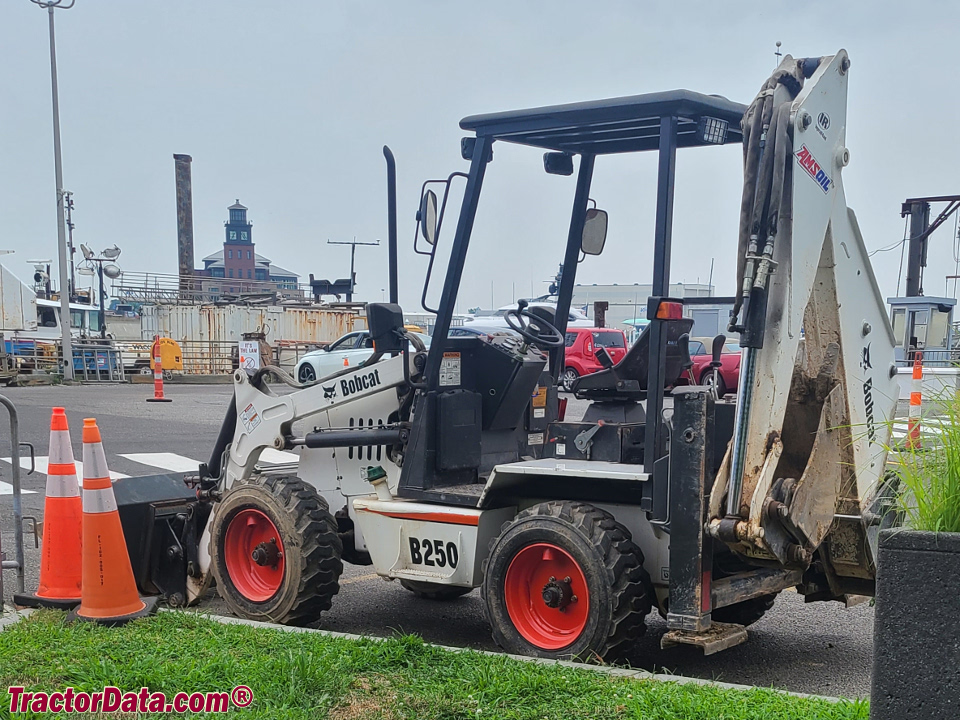 Bobcat B250 loader-backhoe.