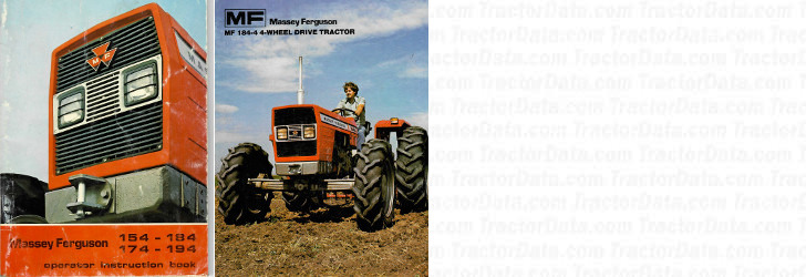 Massey Ferguson 184-4 tractor information