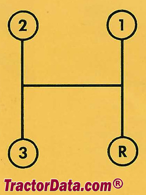 J.I. Case 310E Loader transmission controls