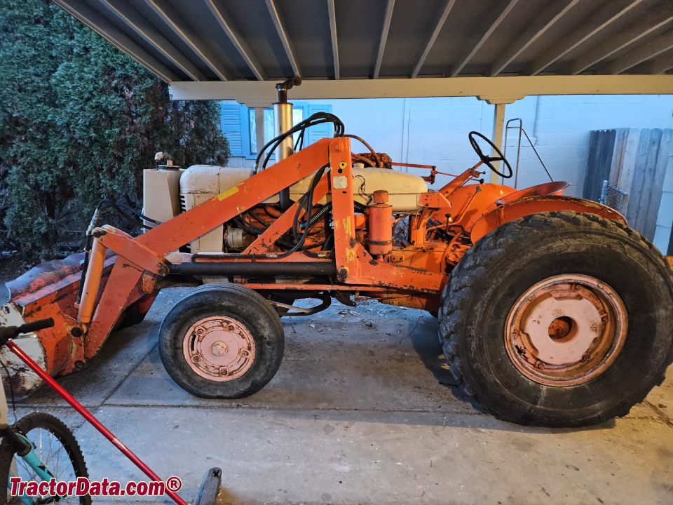 J.I. Case 425 industrial tractor with loader.