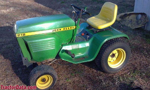 TractorData.com John Deere 212 tractor photos information