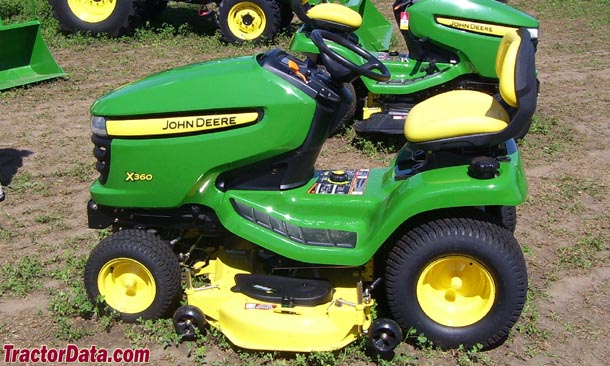 TractorData.com John Deere X360 tractor photos information