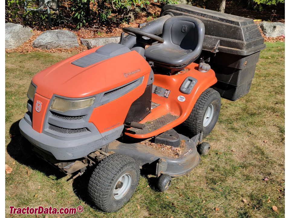 Husqvarna YTH22V42LS lawn tractor.