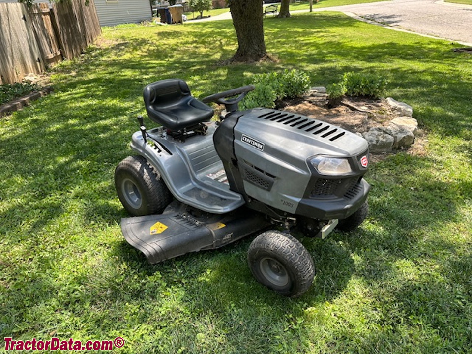 Craftsman 247.20370 T1000 lawn tractor.