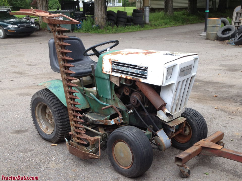 Sears Hydro-Trac 12 with sickle mower.