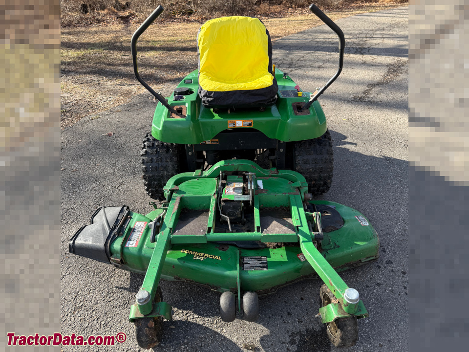 John Deere F680 front-mount mower.