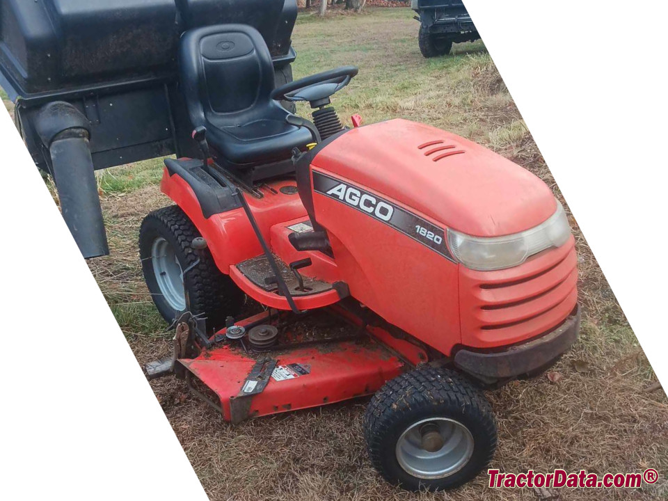 AGCO 1820H garden tractor with 50-inch mower deck.