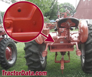 Allis Chalmers WD serial number location