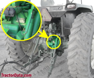 John Deere 4455 serial number location