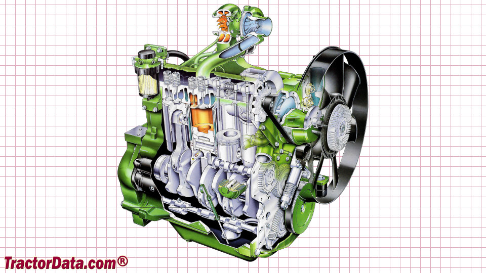 John Deere 6400 engine image