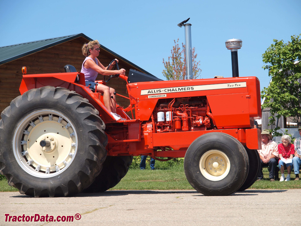 Allis-Chalmers Two-Ten row-crop tractor, right side.