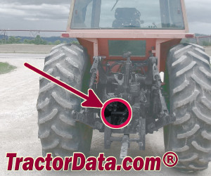 Allis Chalmers 8070 serial number location