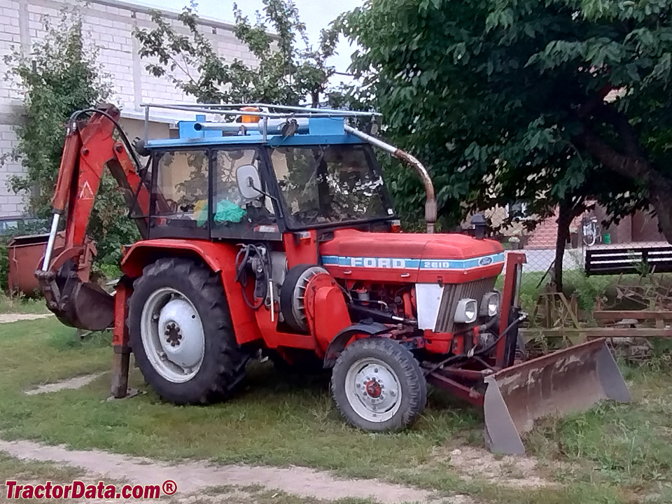 Ford 2610 municipal tractor.