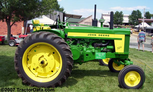 TractorData.com John Deere 720 tractor photos information