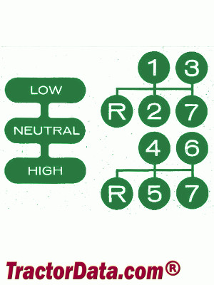 Oliver 1450 transmission controls