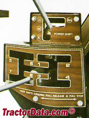 Massey Ferguson 2675 transmission controls