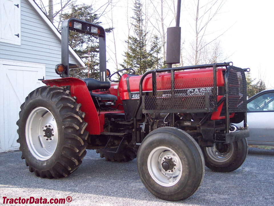 Case International 485 utility tractor.