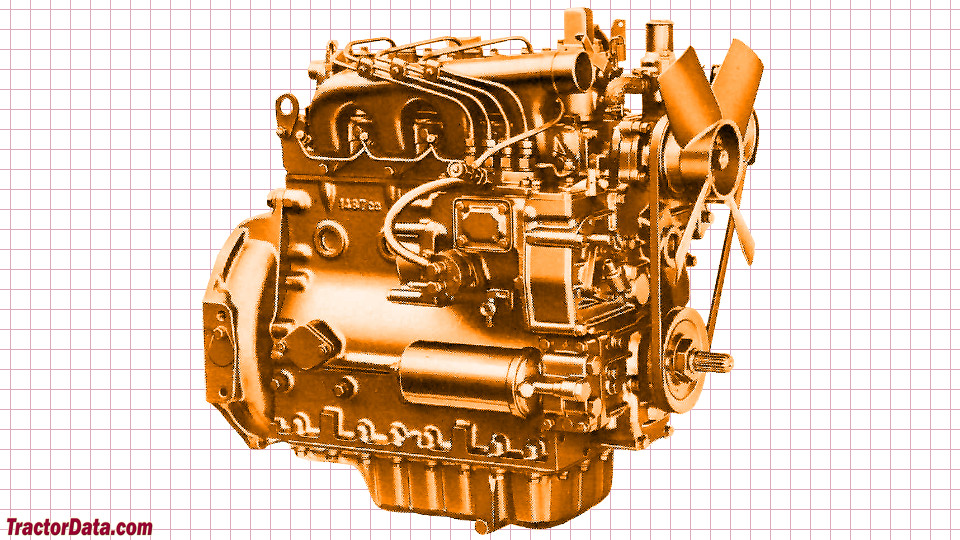 Kubota L345 engine image