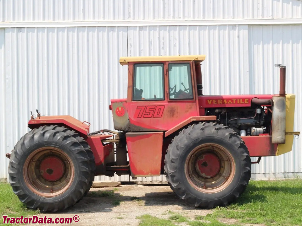 Versatile 750 four-wheel drive tractor.