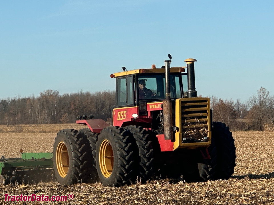 Versatile 855 four-wheel drive tractor.