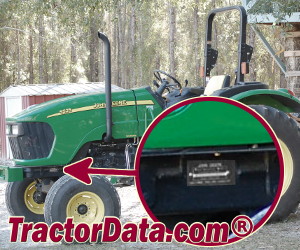 John Deere 5525 serial number location