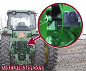 John Deere 8320 serial number location