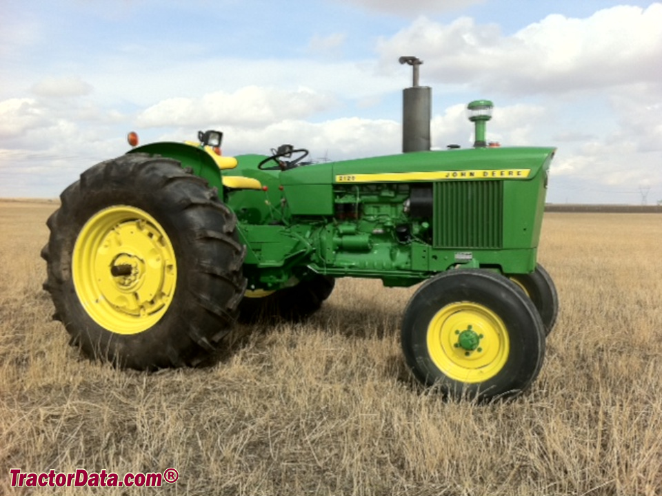 North American John Deere 2120 utility tractor.