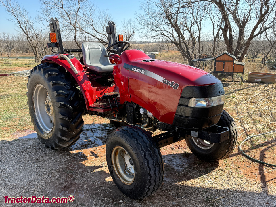 CaseIH Farmall DX48 compact utility tractor.