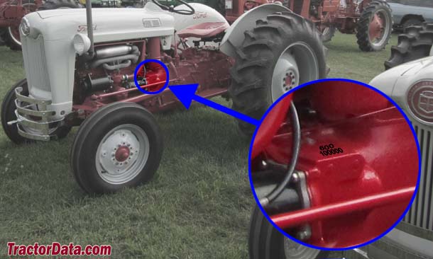1956 Ford 650 tractor #3