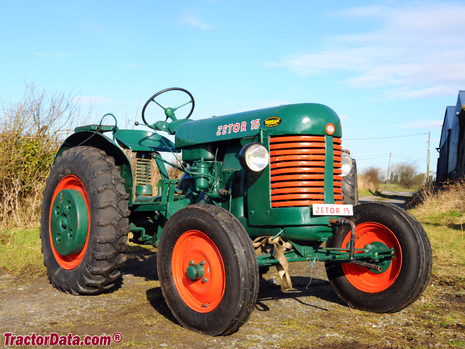 Zetor model 15 tractor.