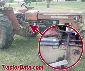 Zetor 6711 serial number location