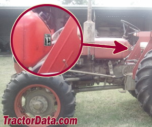 Zetor 6745 serial number location