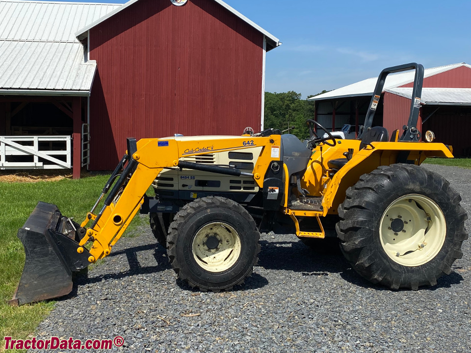 Cub Cadet 8454 compact utility tractor with model 642 front-end loader.