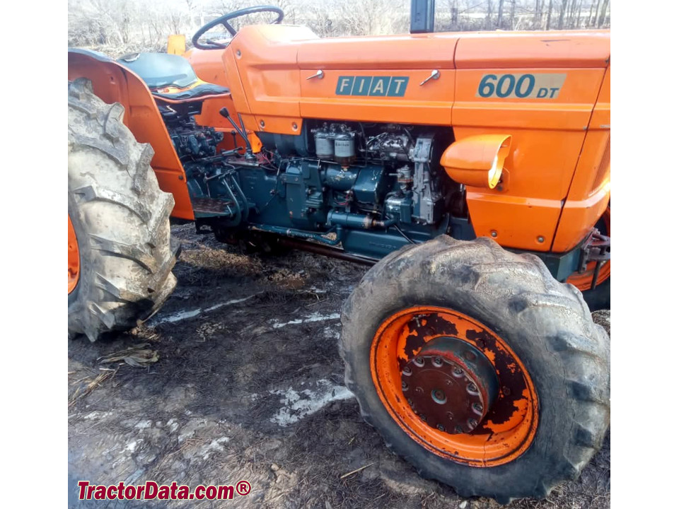 Fiat 600DT utility tractor.