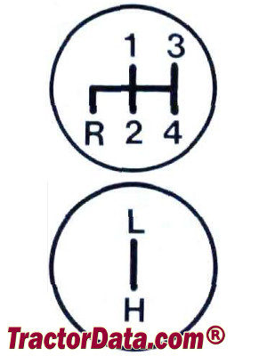 Deutz-Fahr D 3607 transmission controls