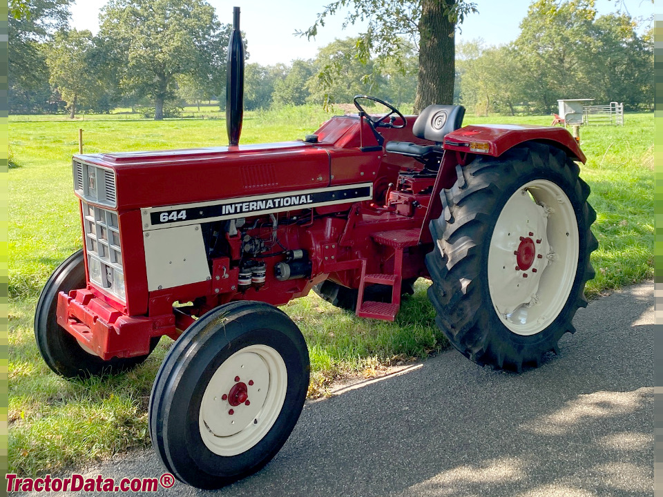 International Harvester 644 utility tractor.