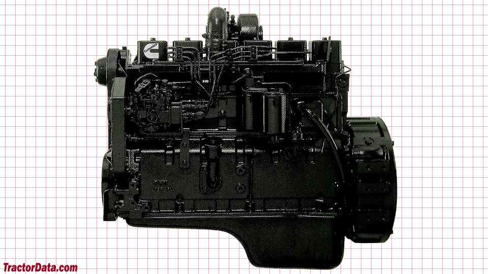 White 6124 engine image