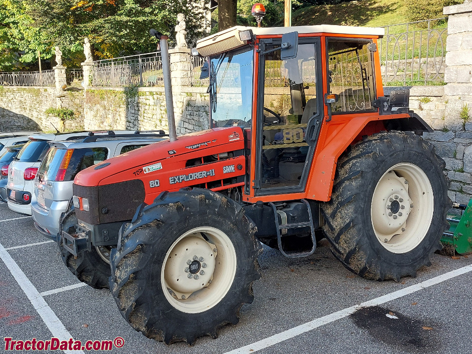 SAME Explorer II 80 utility tractor.