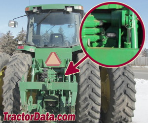 John Deere 8200 serial number location