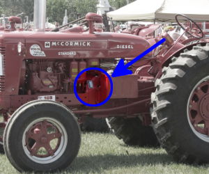 McCormick-Deering Super WD-6 serial number location