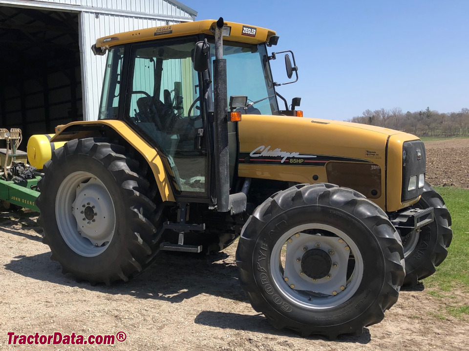 Challenger MT465 utility tractor, right side.