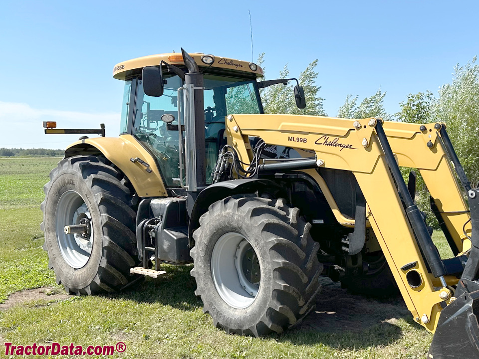 Challenger MT655B tractor with ML99B front-end loader.