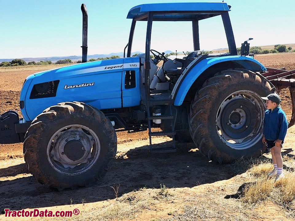 Landini Legend 115 tractor.