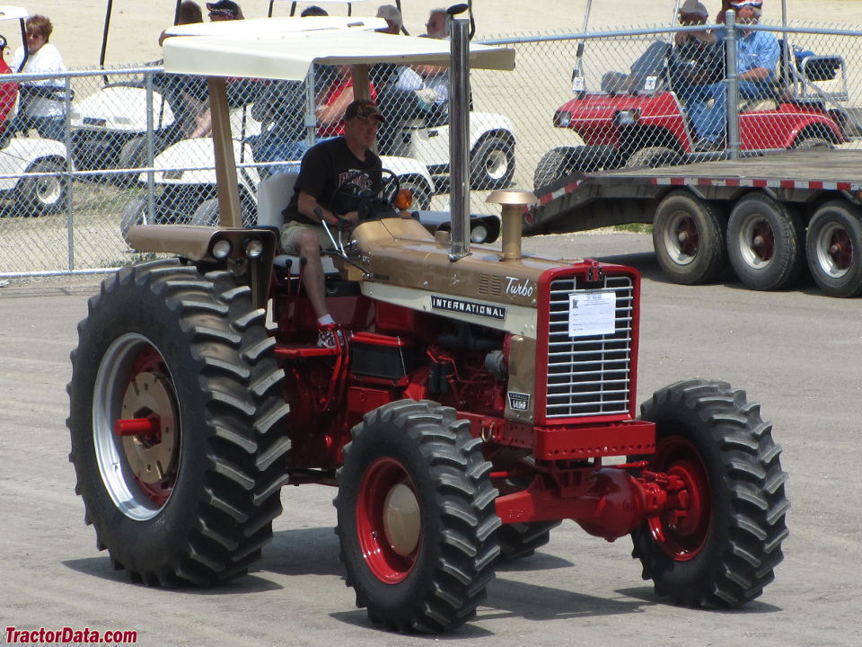 Gold Demonstrator Farmall 1456 with four-wheel drive