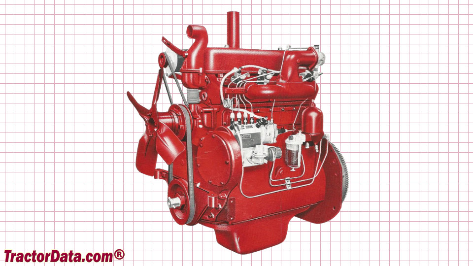 Farmall B-450 engine image