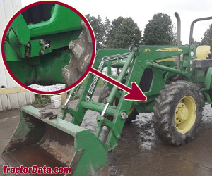 John Deere 5095M serial number location