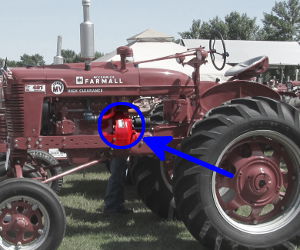 Farmall Super MV serial number location