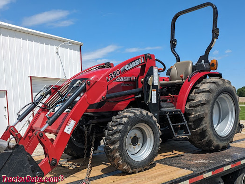 Case IH Farmall 40B with L350 front-end loader.