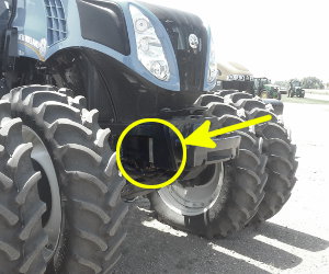 New Holland T8.420 serial number location